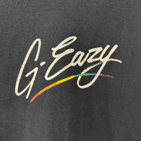 G Eazy T Shirt Large - LGBTQIA Rainbow edition- Hip Hop Rap Streetwear - Picture 3 of 3